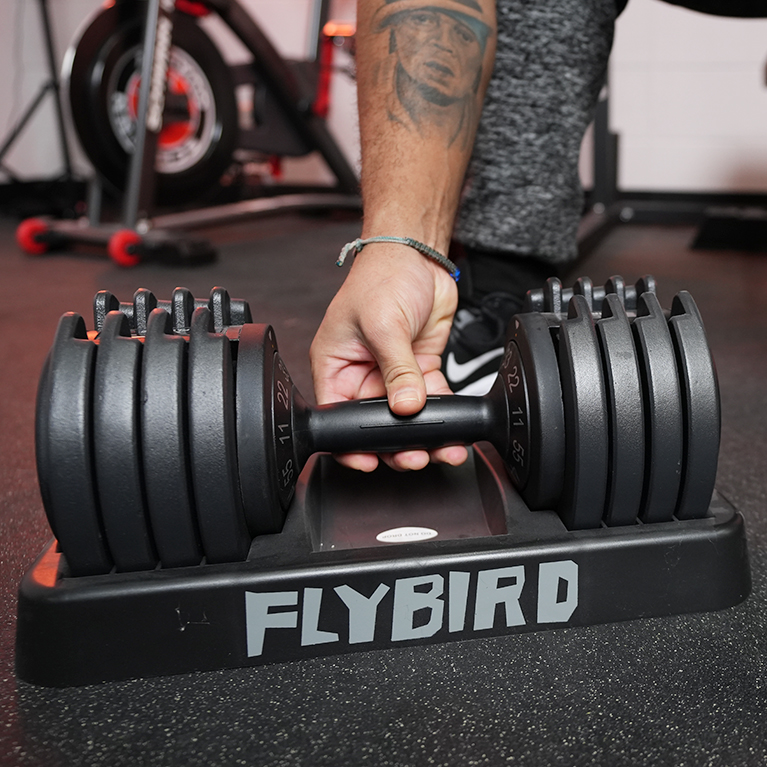 Flybird Fitness 55lb Adjustable Dumbbells