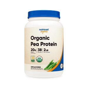 Nutricost Organic Pea Protein Powder container