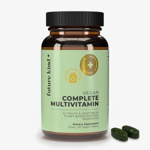 A bottle of Futurekind Vegan Complete multivitamin