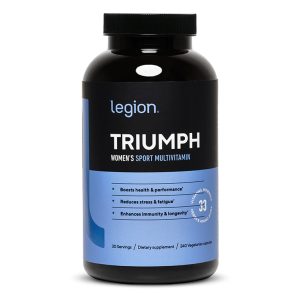 bottle of legion triumph womens sport multivitamin