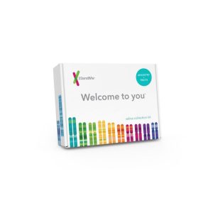 A 23andMe DNA Test kit.