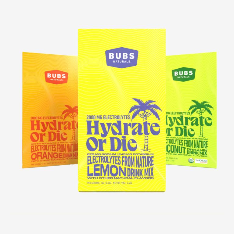 Bubs Naturals Hydrate or Die Stick Packs