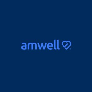 The amwell logo.