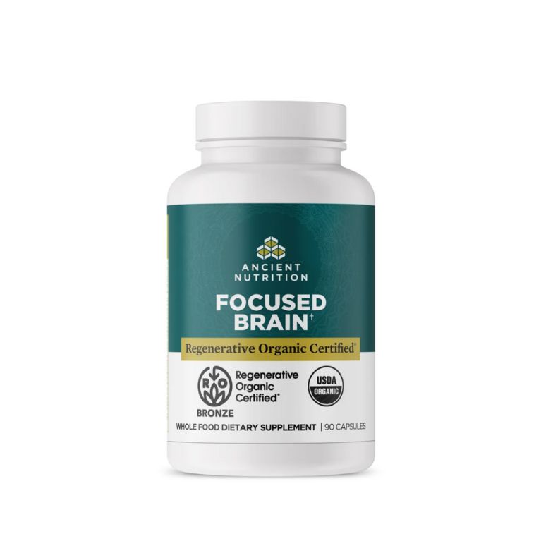 Ancient Nutrition Regenerative Organic Certified Focused Brain