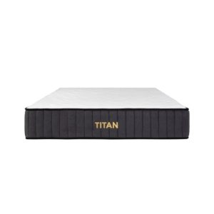 Titan Plus mattress in a simple, minimalist studio setting