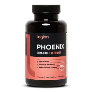 a bottle of iodine supplement legion phoenix stim-free fat burner