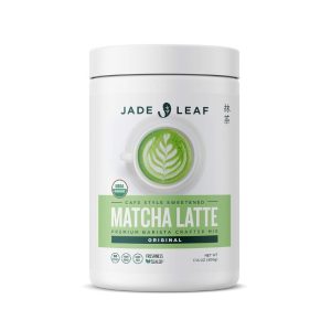 matcha powder jade leaf cafe style sweetened matcha latte powder