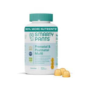 SmartyPants Prenatal & Postnatal Multi - Complete multivitamin gummies for before, during, and after pregnancy.