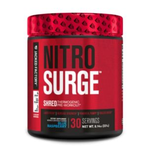 A bottle of Jacked Nitrosurge.