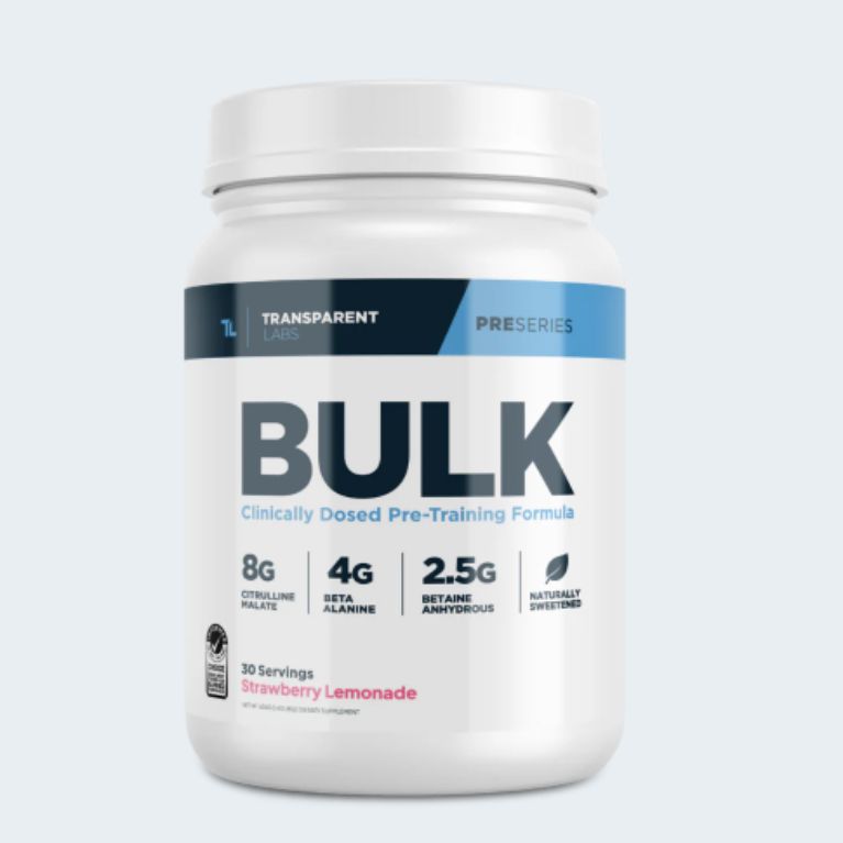 Transparent Labs Bulk Pre-Workout