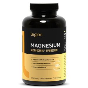 Legion Magnesium Sucrosomial Supplement - 120 Capsules for Bone Health