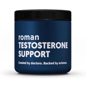 roman testosterone support on the white background