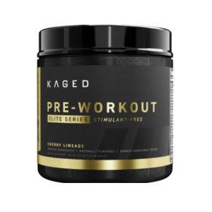 A bottle of Pre-Workout Elite Stim-Free