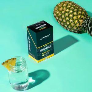 Alpha Brain Focus Shot - Tropical flavored supplement for memory and focus in a ready-to-drink bottle