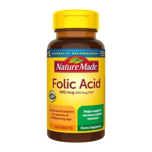 fertility supplements to get pregnant nature made folic acid