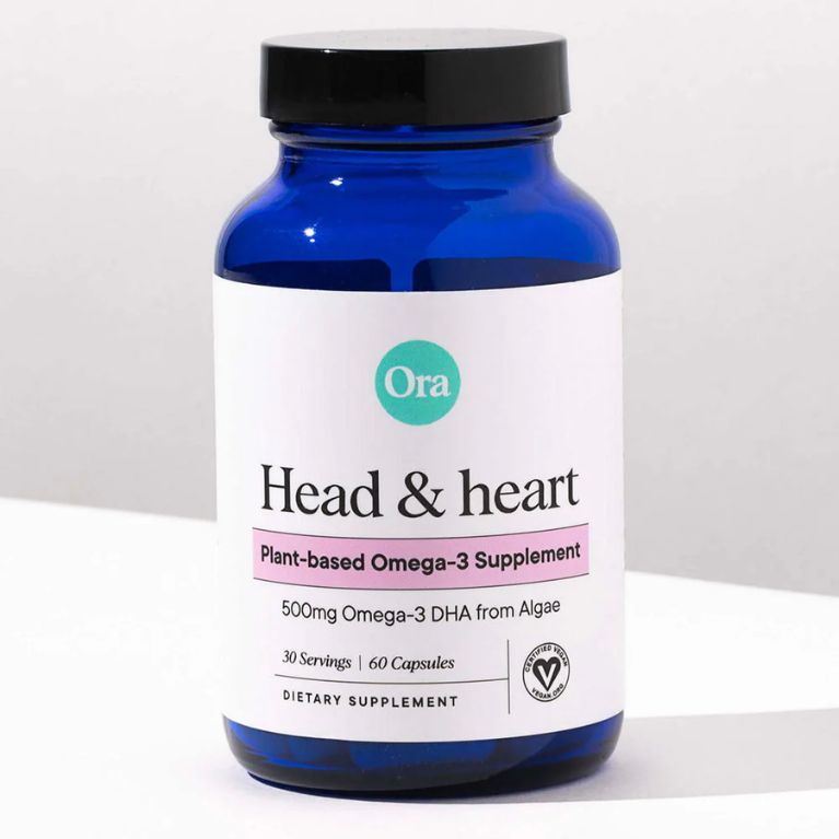 Ora Organic Head & Heart Plant-Based Omega-3 Supplement