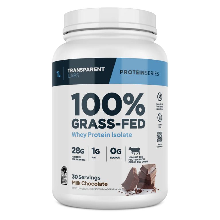 Transparent Labs 100% Grass-Fed Whey Protein Isolate