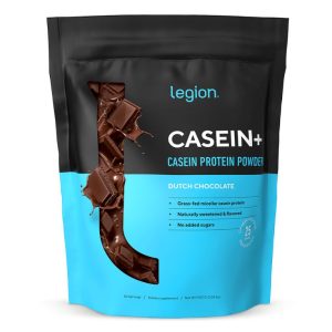 Legion Athletics Casein+ Casein Protein Powder Dutch Chocolate Flavor