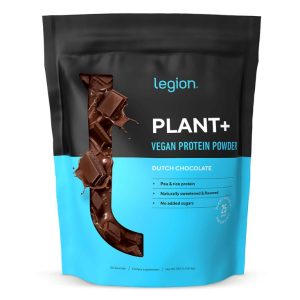 Legion Athletics Plant+ Vegan Protein Powder Dutch Chocolate Flavor