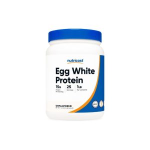 Nutricost Egg White Protein 1lb - 15g protein per serving, 25 servings, unflavored