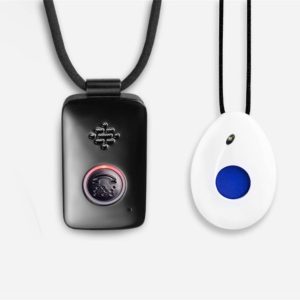 Medical alert necklaces with emergency buttons by Alert1.