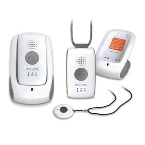 Personal emergency alert system with mobile communication and help button