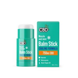 A container of CBDfx Balm Stick