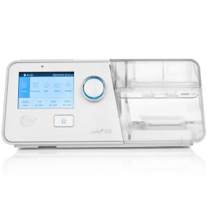 Luna G3 CPAP machine with humidifier and digital display for personalized sleep therapy