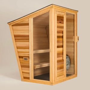 plunge sauna compact cabin with modern design optimized for home use